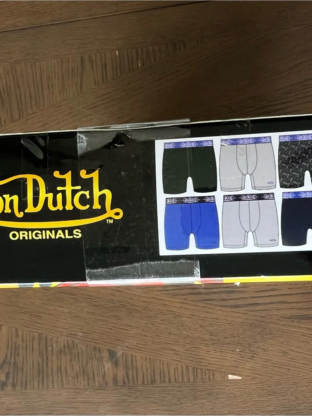Von Dutch Men’s Boxer Brief Pack - Blue, Gray & Black